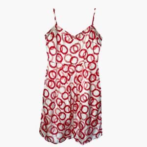 Juicy Couture Cherry Pie Silk Leaf Dress - MISSING BELT
